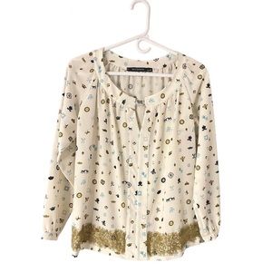 Anthropologie GUAPA Kingmaker Blouse